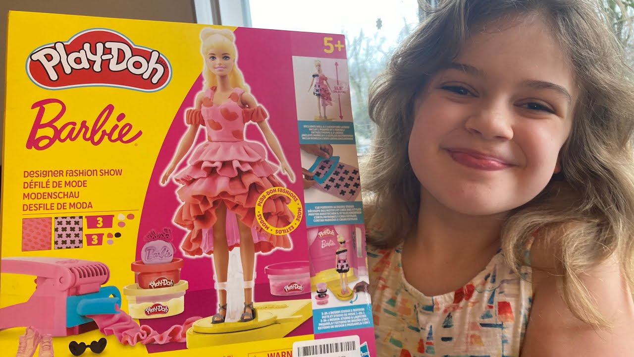 New Play-Doh Barbie Designer Fashion Show Playset! 💖 Unboxing + Review