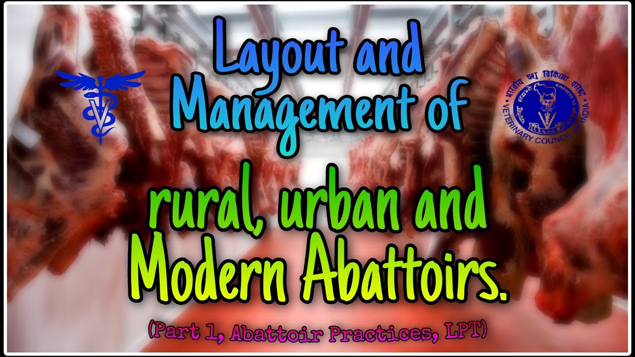 Abattoir-Design & Layout (3.1): Mandal P K