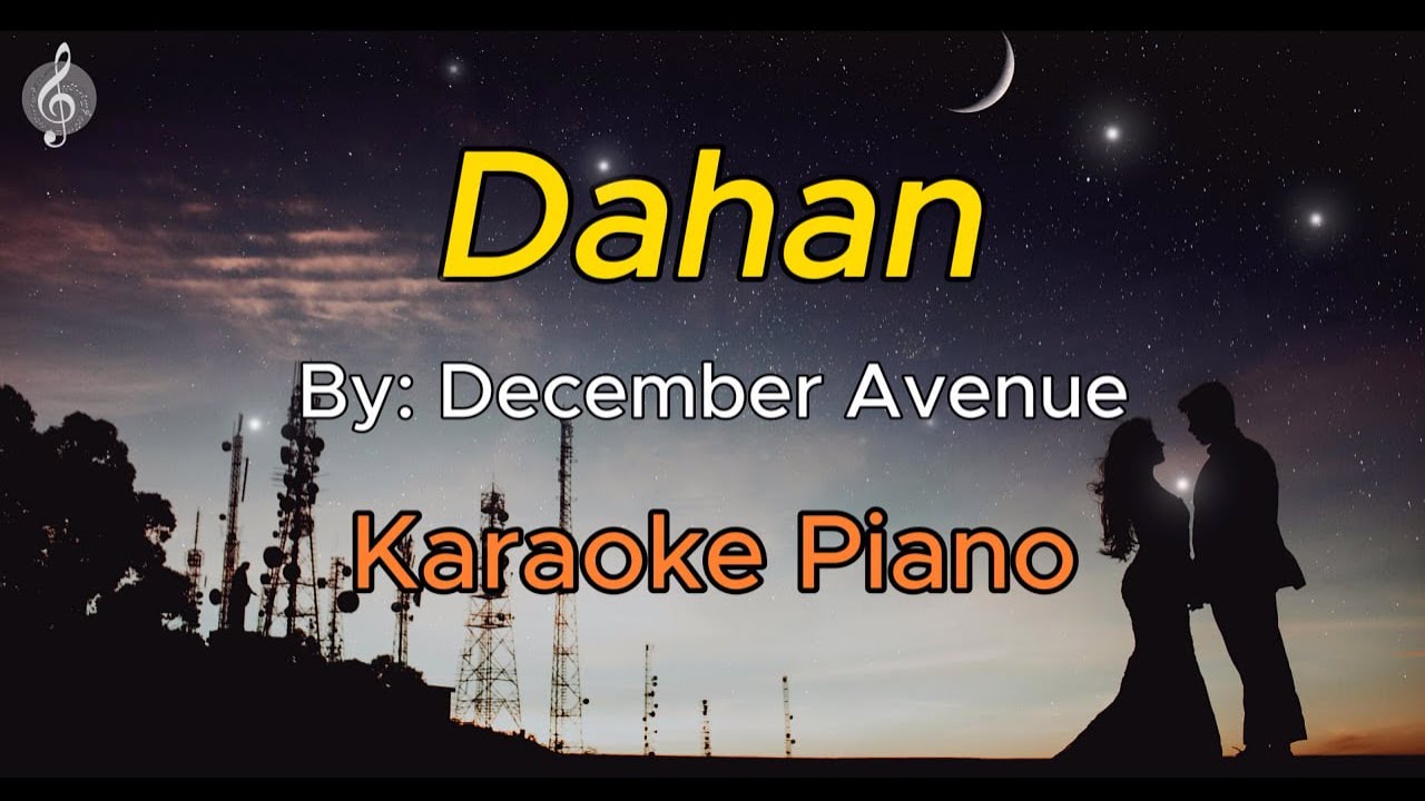 Dahan by December Avenue - Karaoke Acoustic Piano