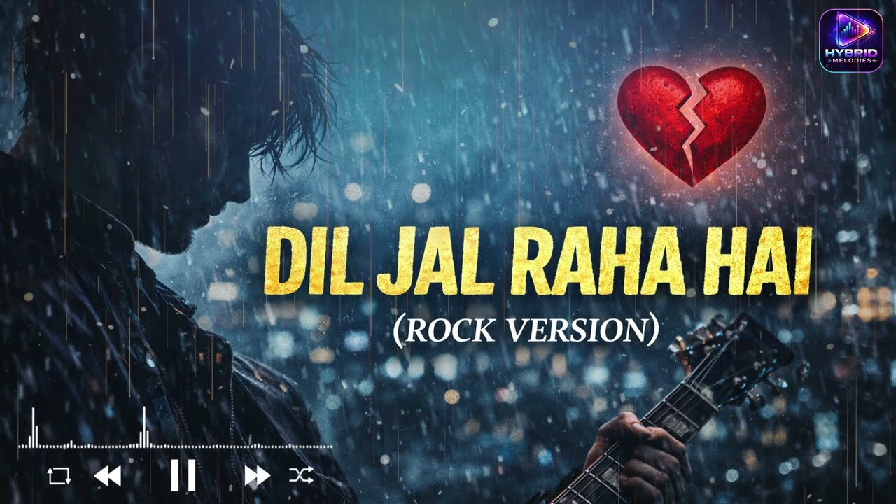 Dil Jal Raha Hai 🔥 | Rock Version | Heartbreak Rock Anthem 2026 | Hindi Rock Song | Hybrid Melodies