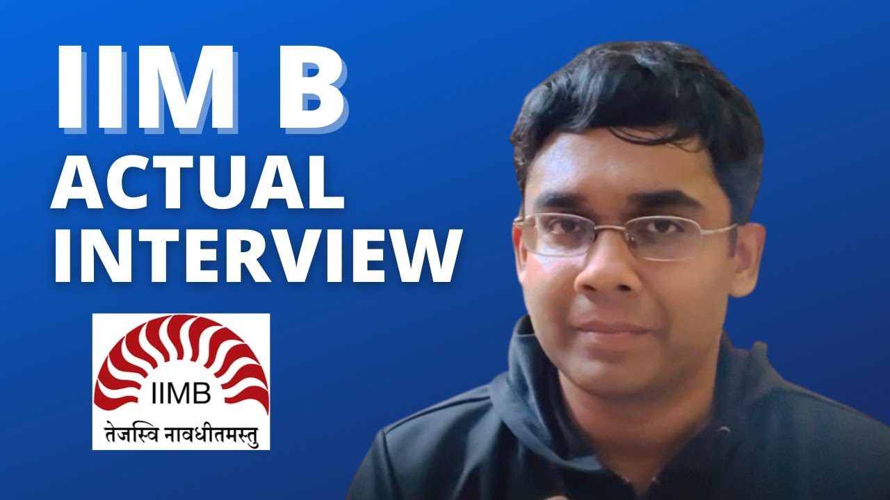 My IIM Bangalore Interview Experience | Actual Questions And Answers | Sandeep Das