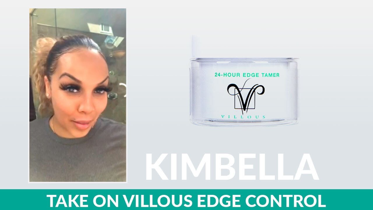 Kimbella's Hair Styling Tutorial using Villous Edge Control