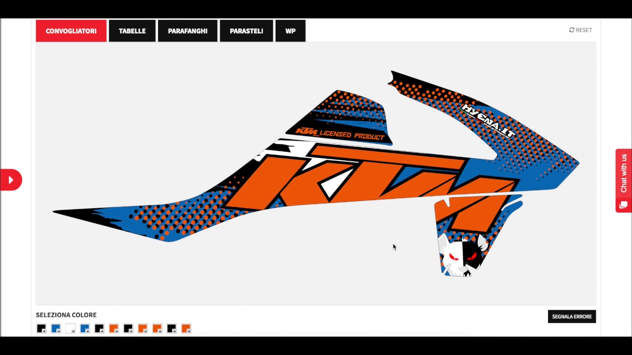 Hyena Graphics_Configuratore grafiche