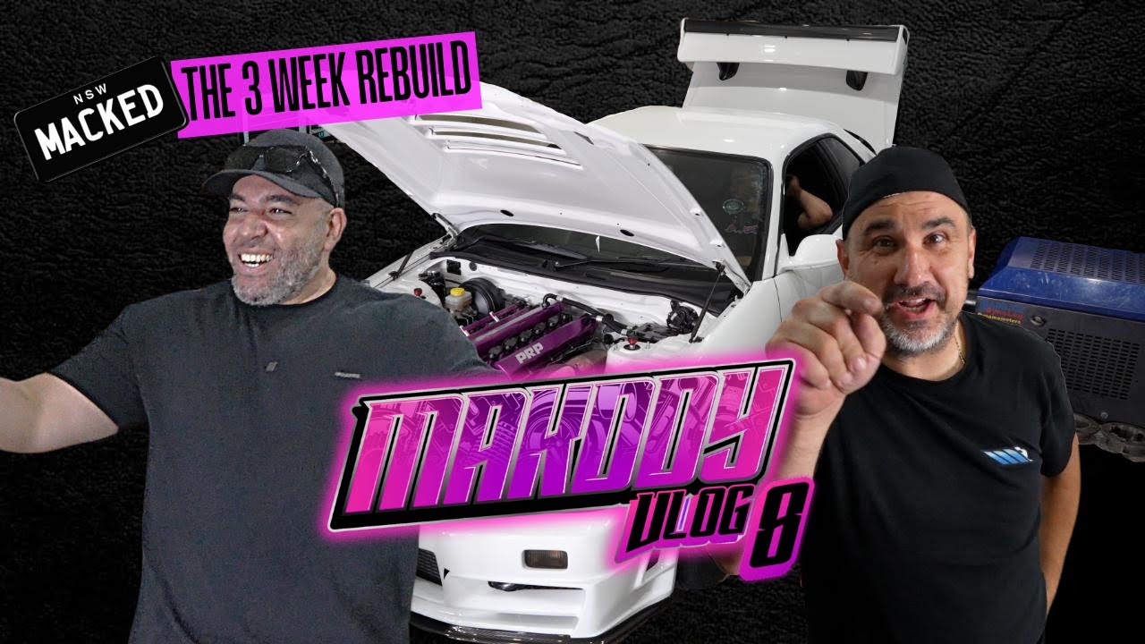 Vlg 8: MACKED 1500HP R34 – The 3 Week Rebuild, The Dyno, The Madness!