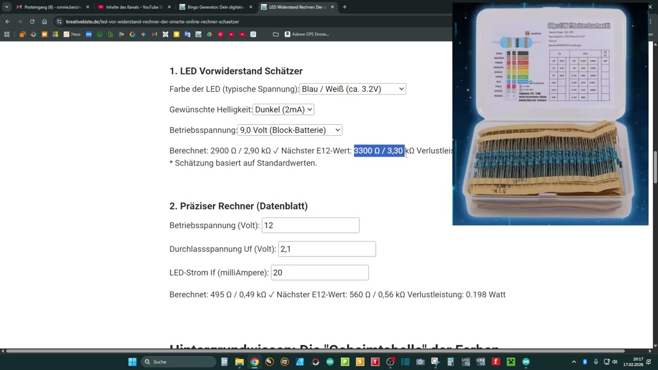 LED Widerstand Rechner: Der smarte Online-Rechner & Sch&auml;tzer