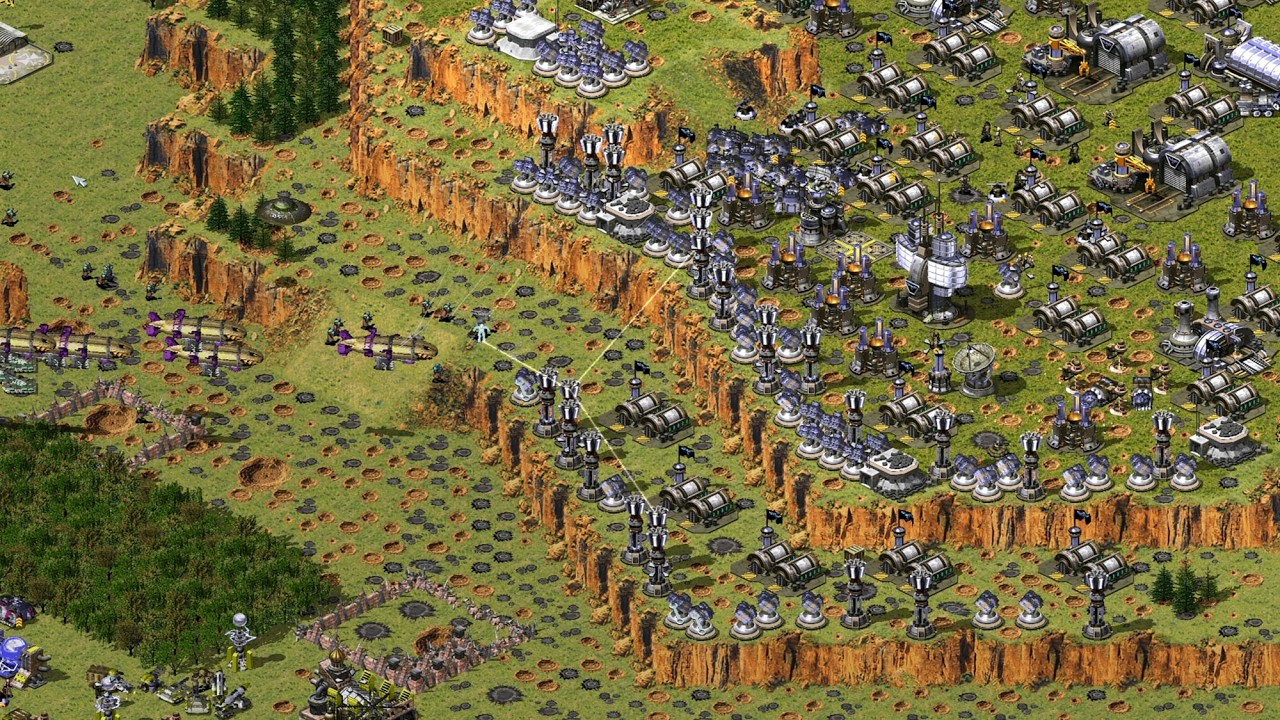 Red Alert 2 | Yuri's Revenge | 7 vs 1 - Extreme beta ai - France - allied