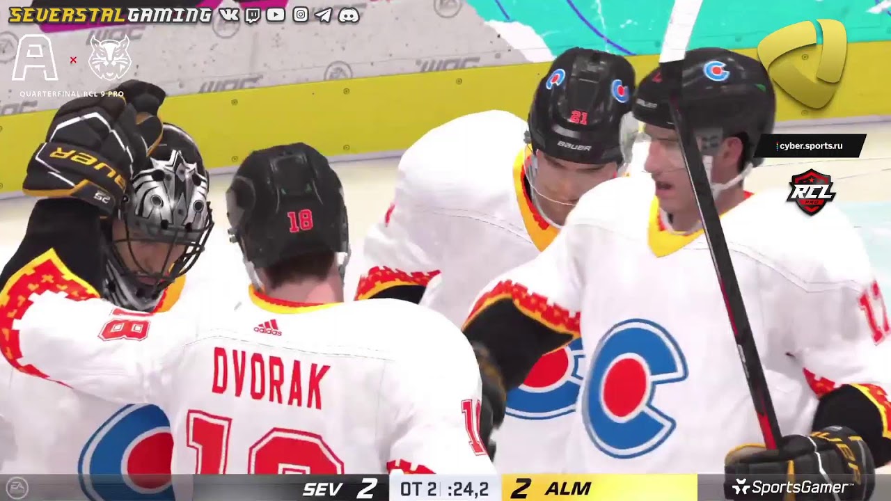#RCL9PRO / ALMAZ CHEREPOVETS х SEVERSTAL CHEREPOVETS / Quarterfinals 1-2 Games