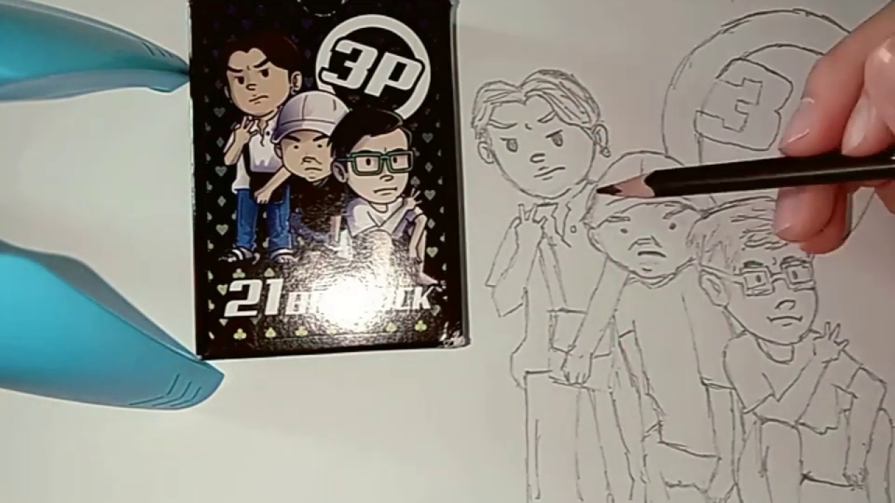 【CiaPaBoSuZo系列】没学过画画，心血来潮画了3p 21Banluck 扑克牌