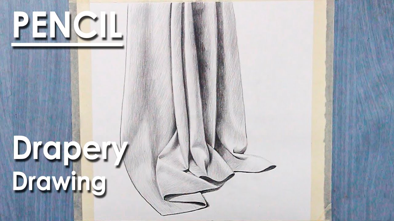 How to Draw Folds in Cloth in Pencil(Drapery Drawing) | steps to follow