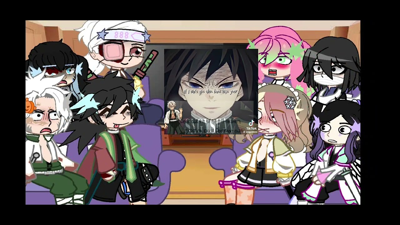 hashiras react to my fyp🙏🏼 (- gyomei and rengoku) manga spoilers ☆ | this Video is a joke| [short]