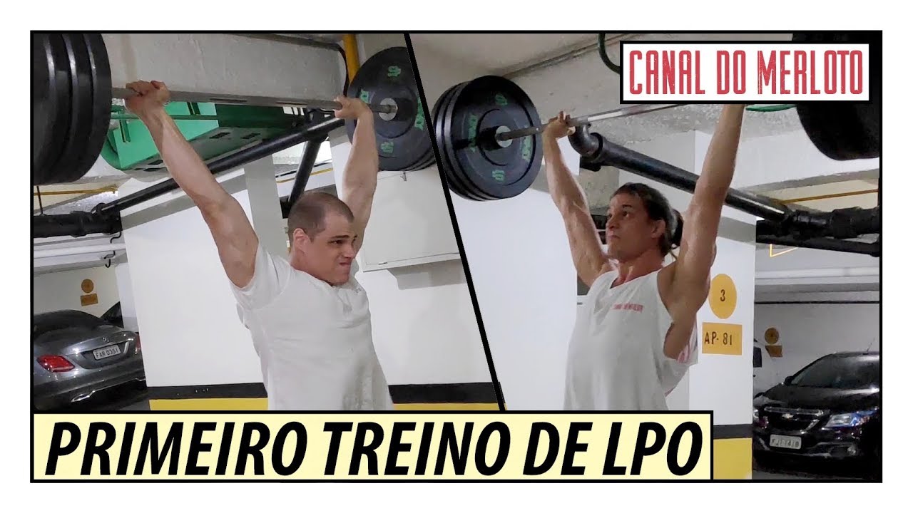 MEU PRIMEIRO TREINO DE LPO COM TADALAFELLAS | LEVANTAMENTO DE PESO OLÍMPICO