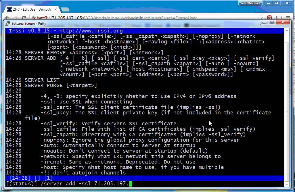 How to Use ZNC