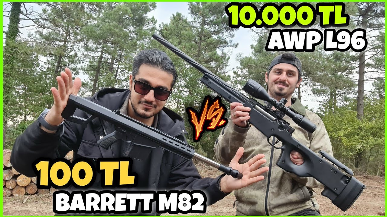 100 TL VS 10000 TL Sniper ! ( Barrett M82 vs AWP L96 ) BÜYÜK KAPIŞMA ! 😱