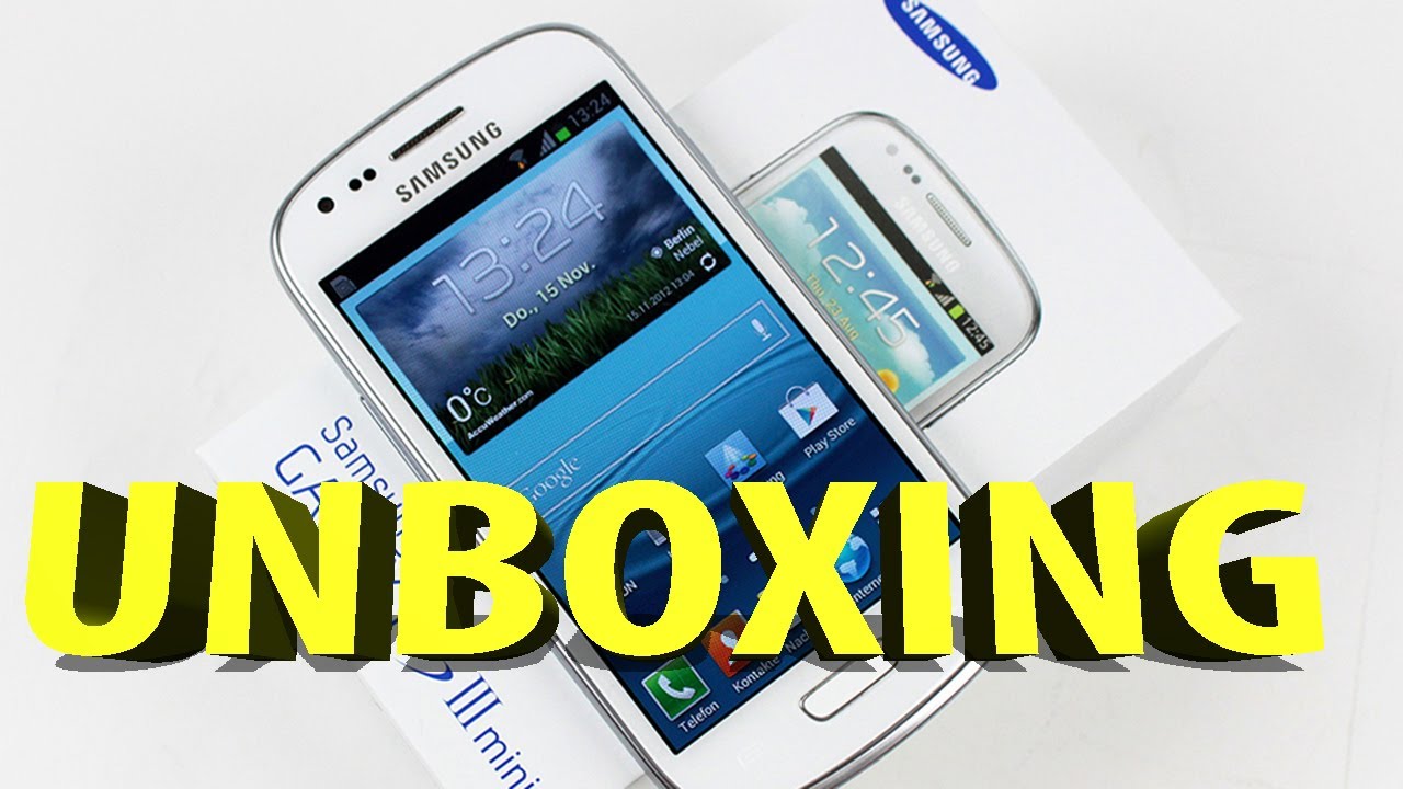 Samsung Galaxy S3 Mini - UNBOXING and First Look