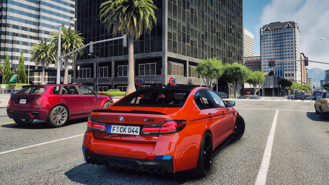GTA 5 on RTX™ 3090 4K - BMW M5 Competition F90 - MOD Gameplay |  Maxed-Out Graphics & Ray Tracing