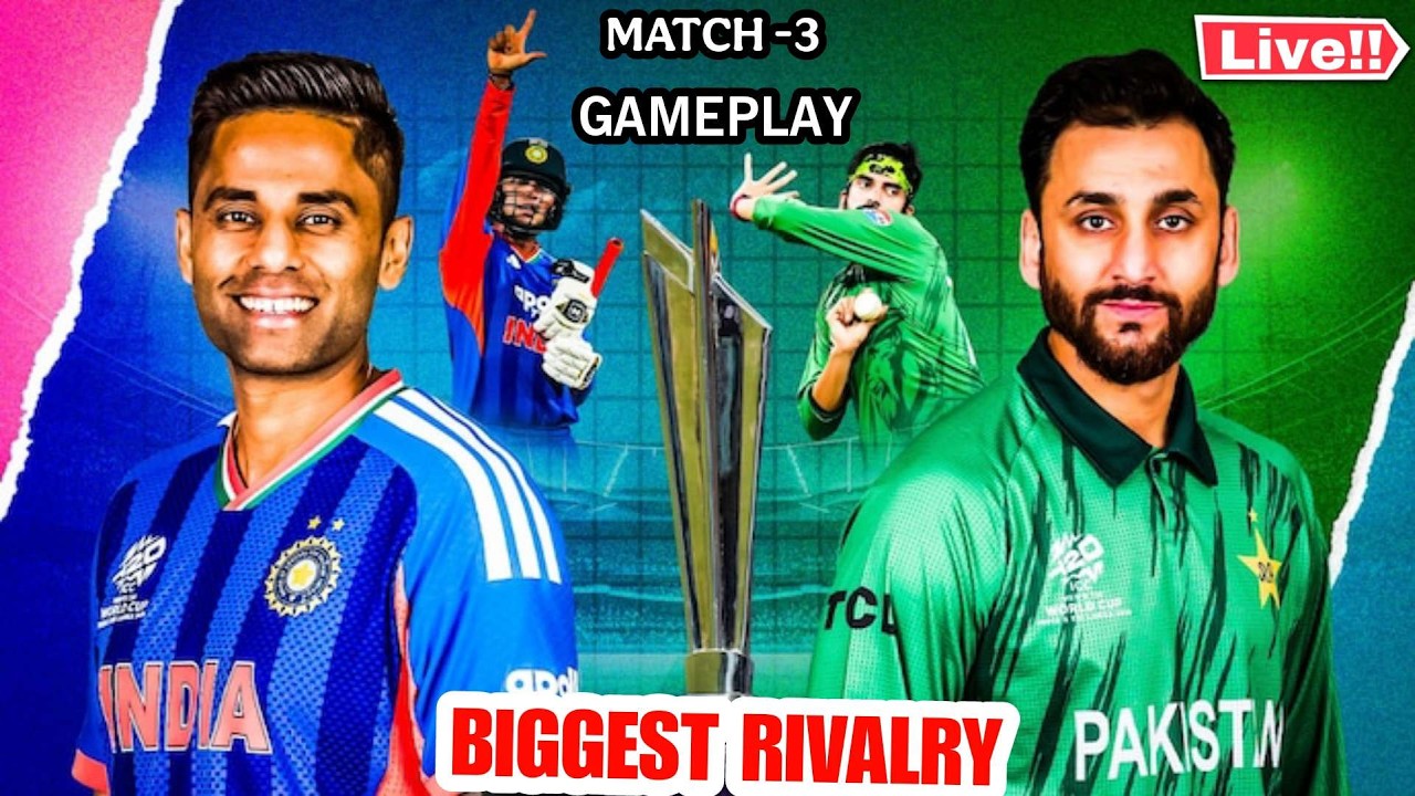 🔥IND vs PAK | T20 World Cup 2026 | Greatest Rivalry Match 🔥😱| Real Cricket Gameplay⚡