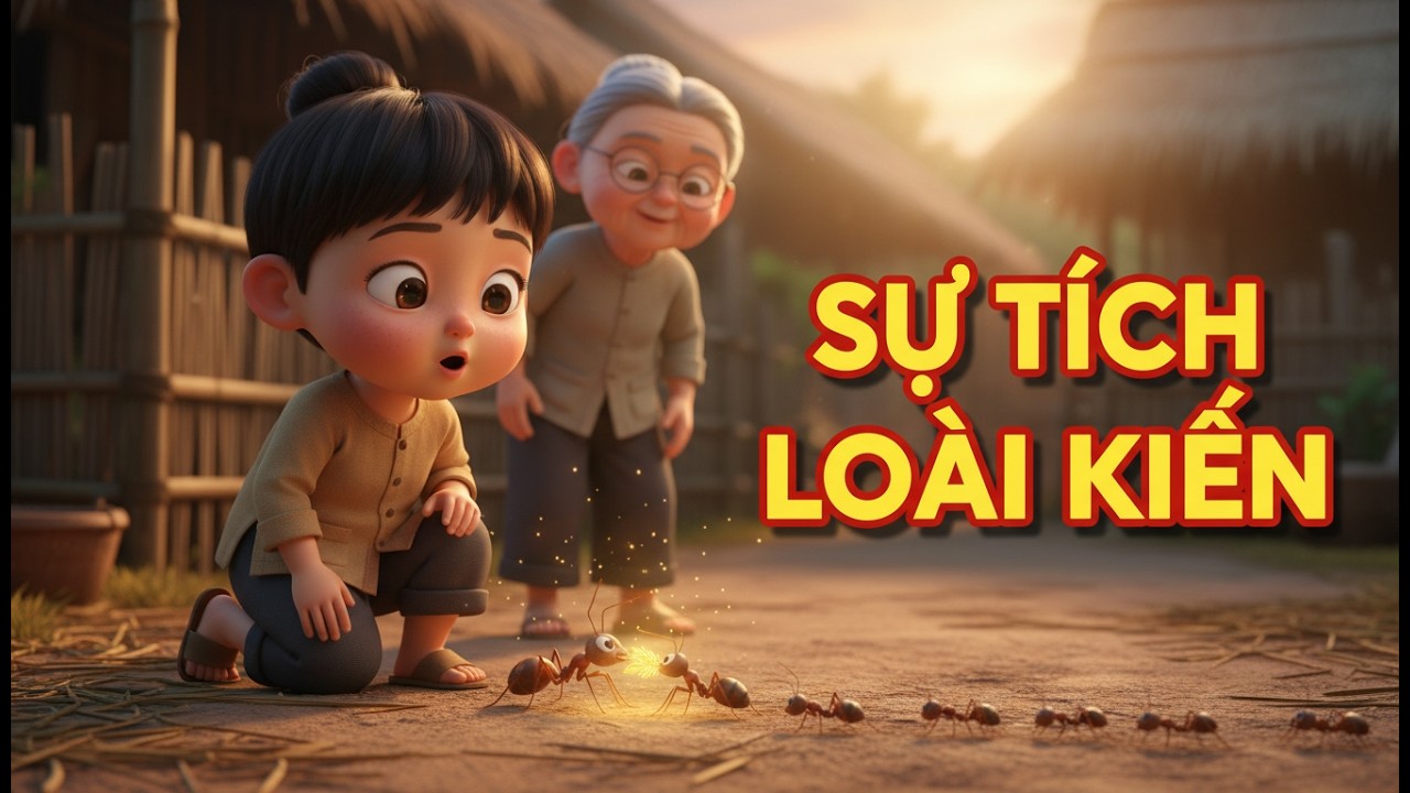 Sự Tích Loài Kiến | Truyện Cổ Tích Việt Nam Ý Nghĩa Về Lòng Trung Thực Và Lao Động