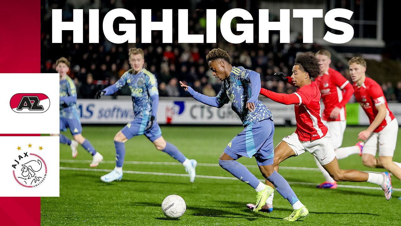 Highlights Jong AZ - Jong Ajax | Keuken Kampioen Divisie