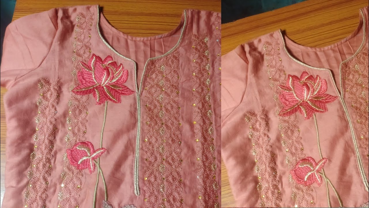 boat neck  kurti  stitching!