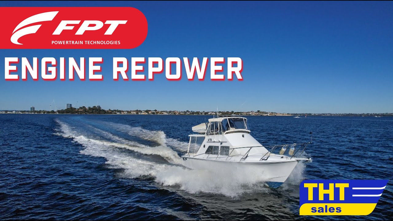 Fury 32 Boat Repower - FPT NEF 450