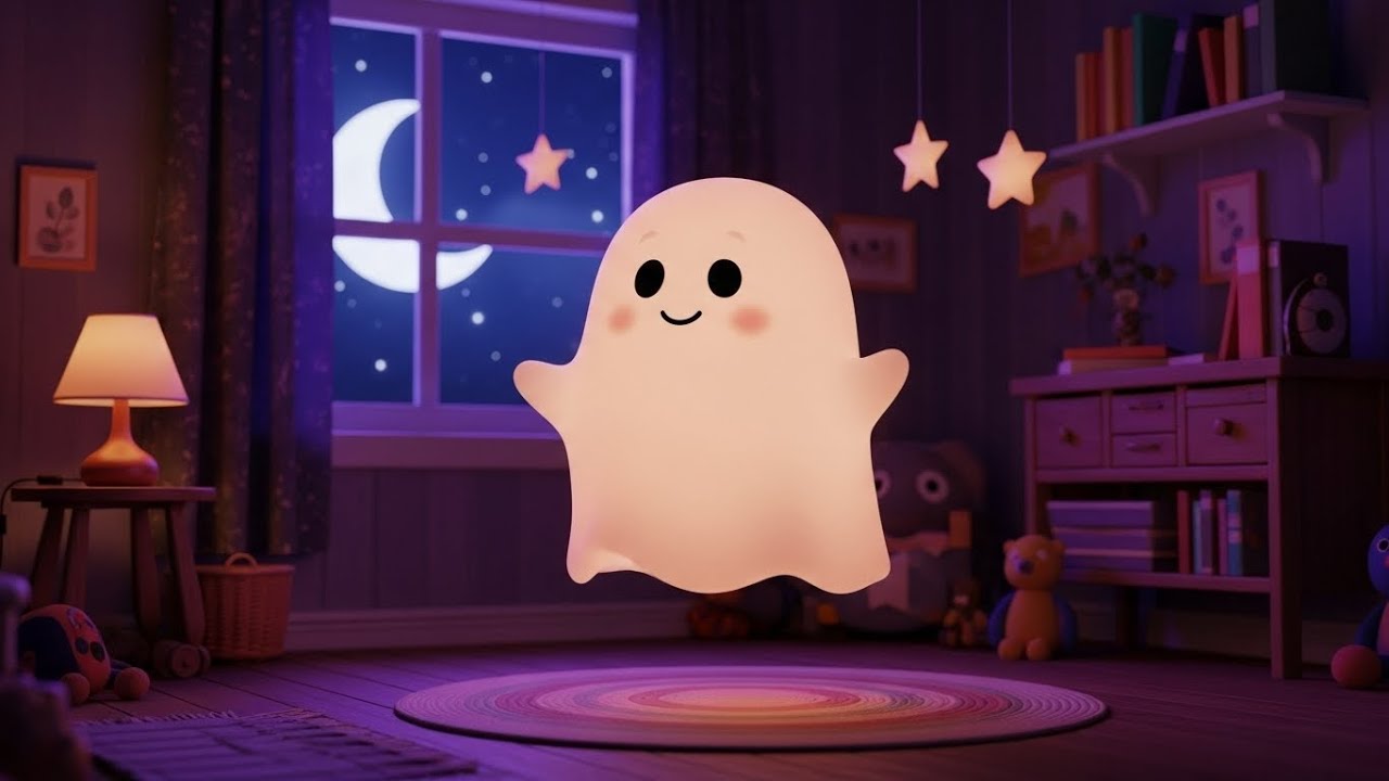 The Friendly Ghost Says Hi | Fun Halloween & Animal Nursery Rhyme for Kids | Songs & Rhymes