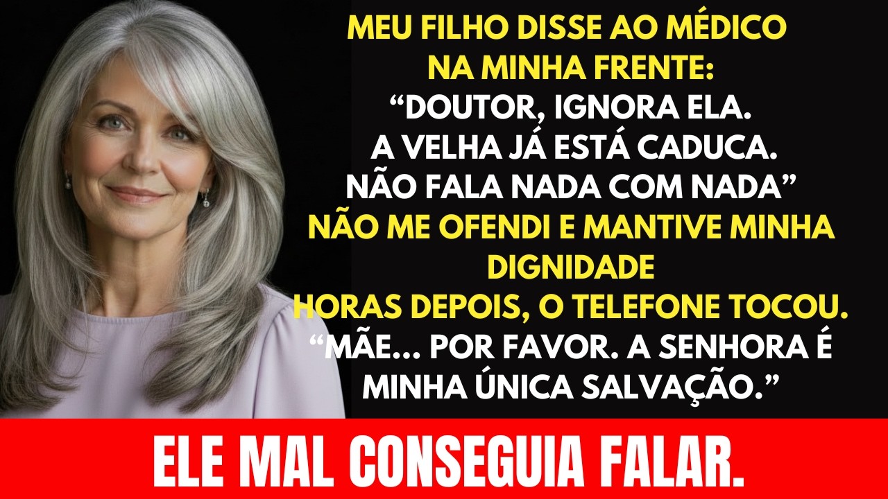 Meu filho disse ao médico: 