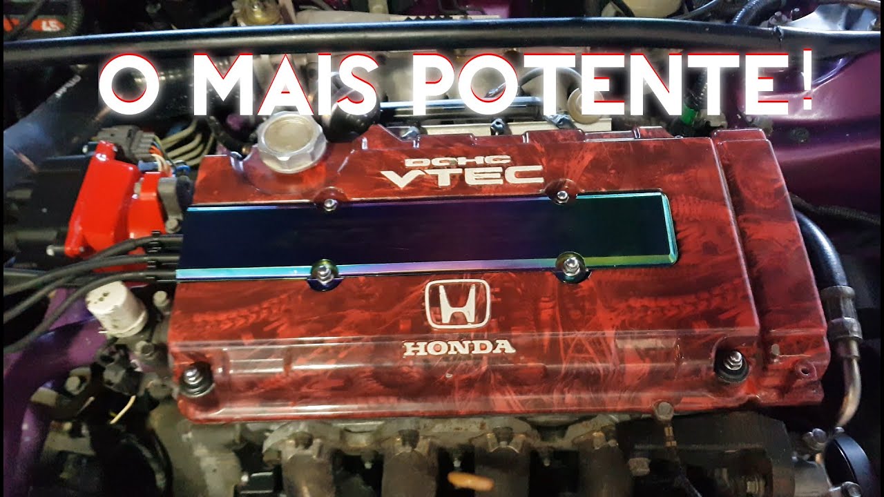 HONDA B18C4 82mm mais potente da zona - Civic EG9