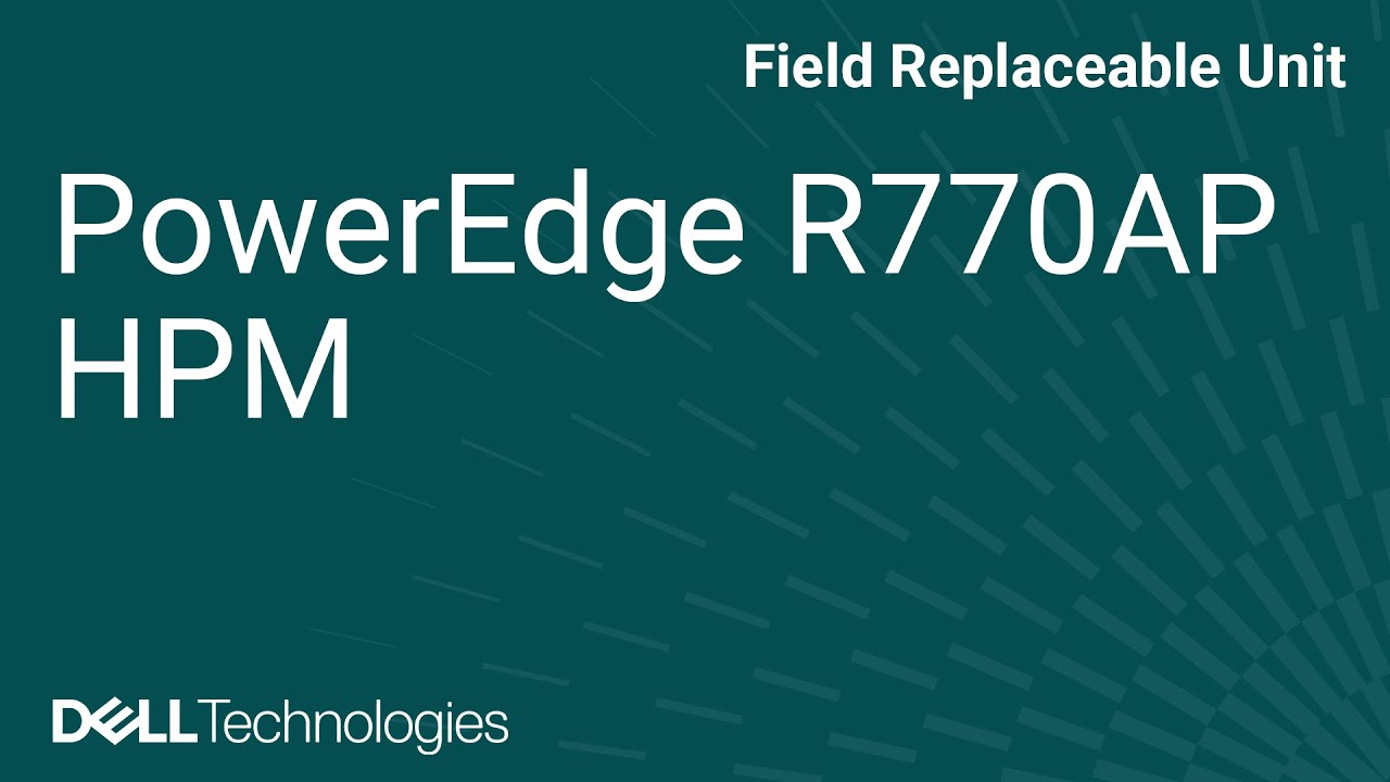 How to replace the HPM on a PowerEdge R770AP
