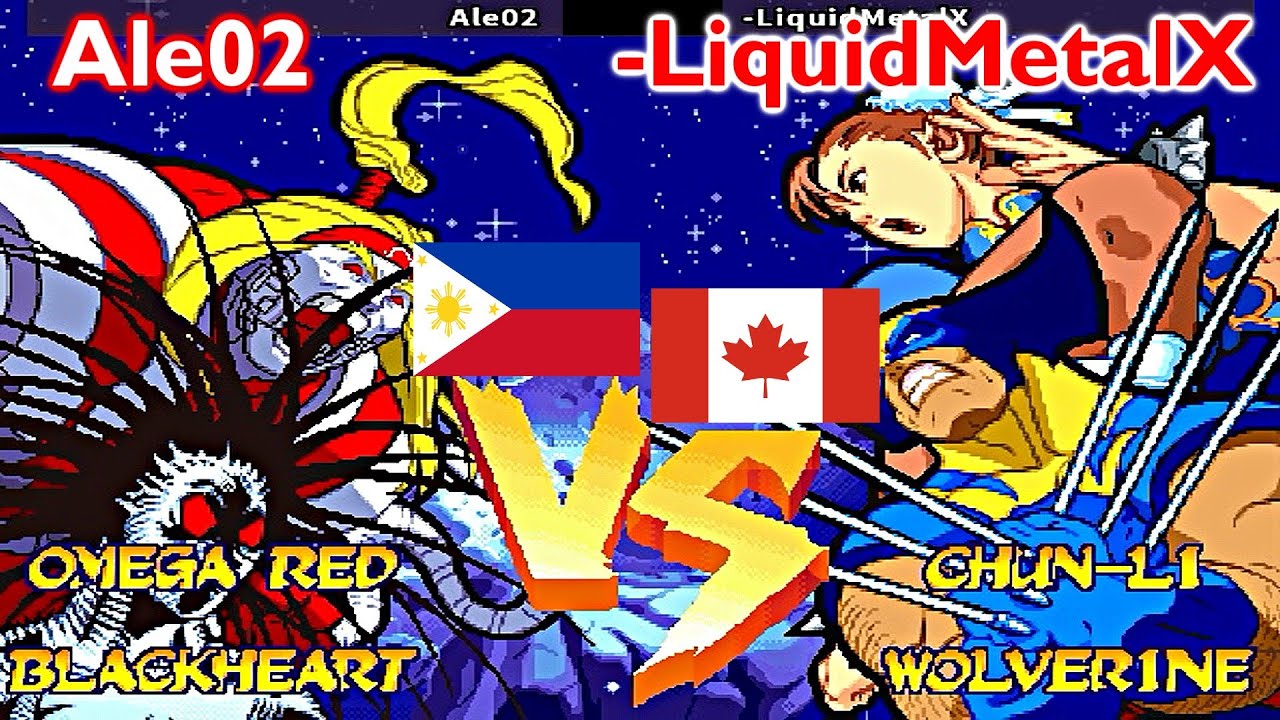 Marvel Super Heroes Vs. Street Fighter - Ale02 vs -LiquidMetalX