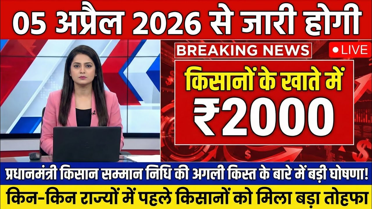 PM Kisan 22th Kist ₹4000 | किसान सम्मान निधि योजना की 22वीं किस्त | PMKisan Latest Update