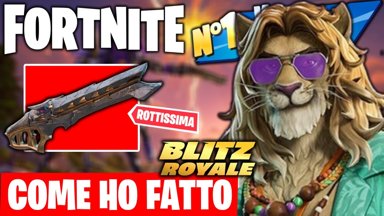 👉 NON SO COSA STA SUCCEDENDO… MA DEVO VINCERE 🤯🔥Fortnite BLITZ ROYALE