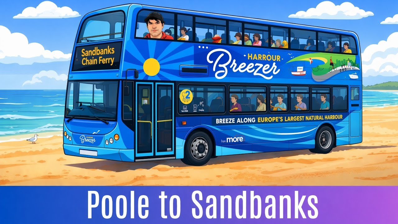 Поездка на автобусе Poole Harbour Breezer № 60. В Сандбэнксе все пошло совсем не по плану!