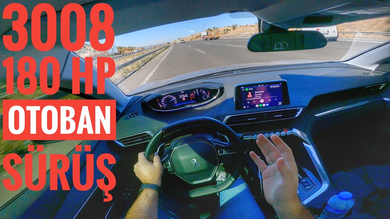 3008 180HP ile OTOBAN'da GAZLADIK. 15lt Tüketim Normal Mi? Performanslı Sürüş l 3008 1.6 180HP 250NM