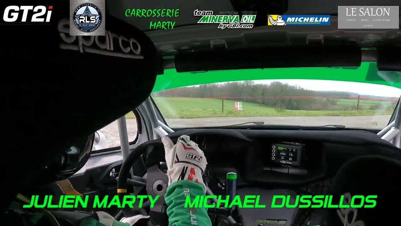 (Onboard) Rallye Jean Pierre Champeau 2024 ES1 Marty/Dussillos DS3 R5