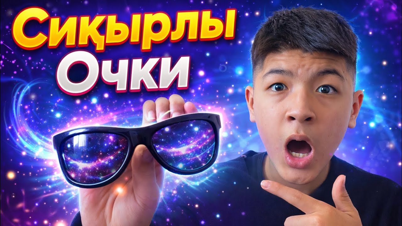 СИҚЫРЛЫ ОЧКИ ТАУЫП АЛДЫМ😨😱 МИНИ-ФИЛЬМ🎞️🎬