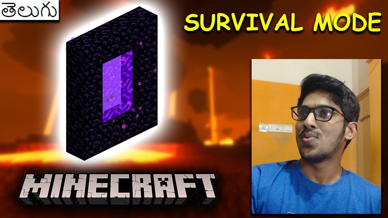 Going to Nether for the first time! | Automated Sugar Cane Farm | Minecraft Survival | Telugu