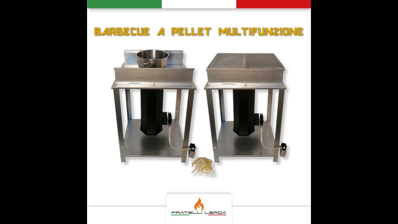 Barbecue pirolitico a pellet multifunzione! SENZA FUMI DI COMBUSTIONE! www.stufe-lerda.it