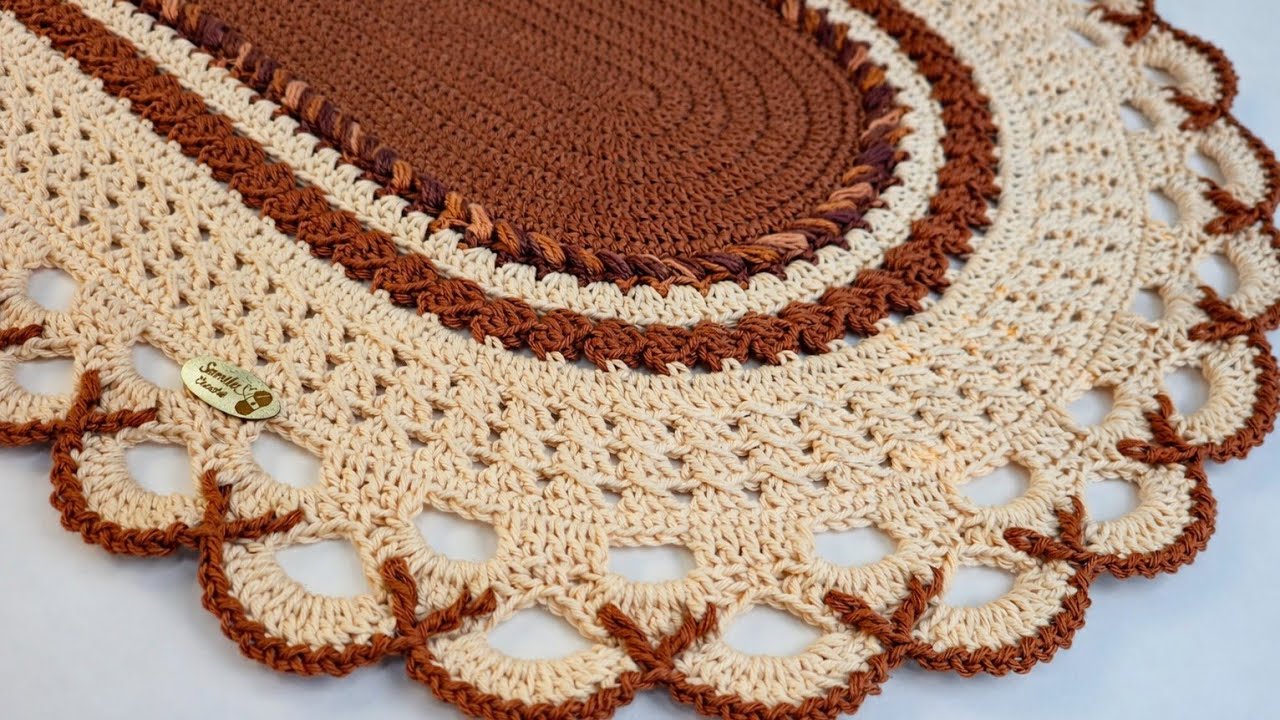 TAPETE TERRACOTA EM CROCHÊ | APRENDA ESSE MODELO ELEGANTE PASSO A PASSO