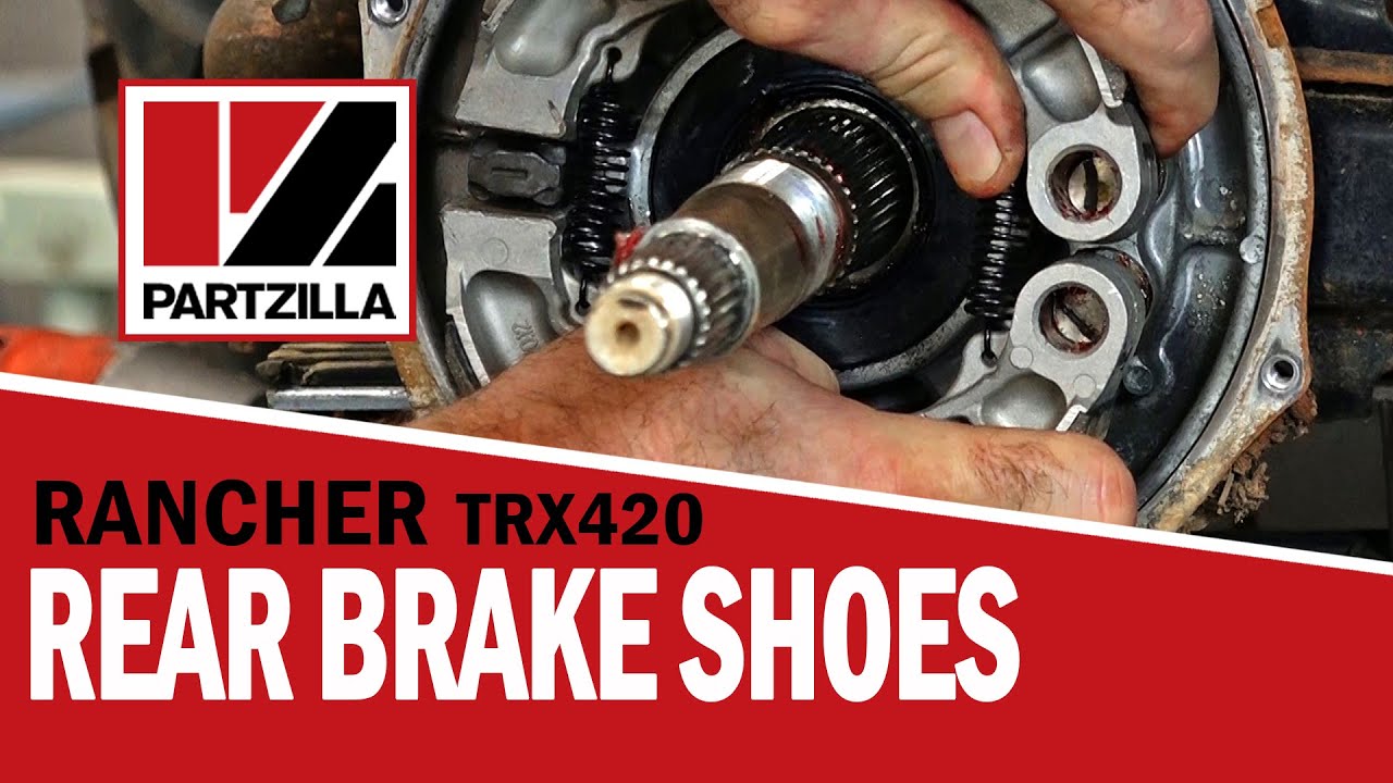 Honda Rancher Rear Brake Replacement | Change the Rear Brake Shoes on a Honda 420 Rancher