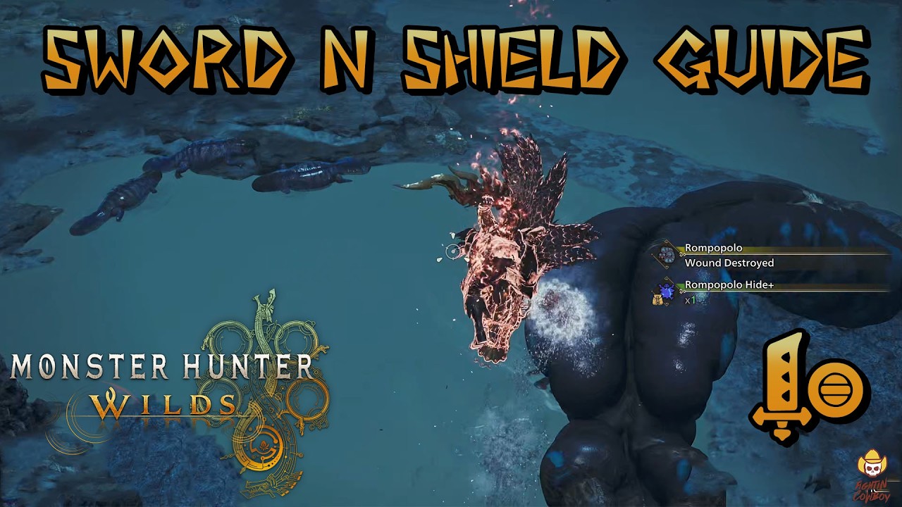 Monster Hunter Wilds — Полное руководство по мечу и щиту