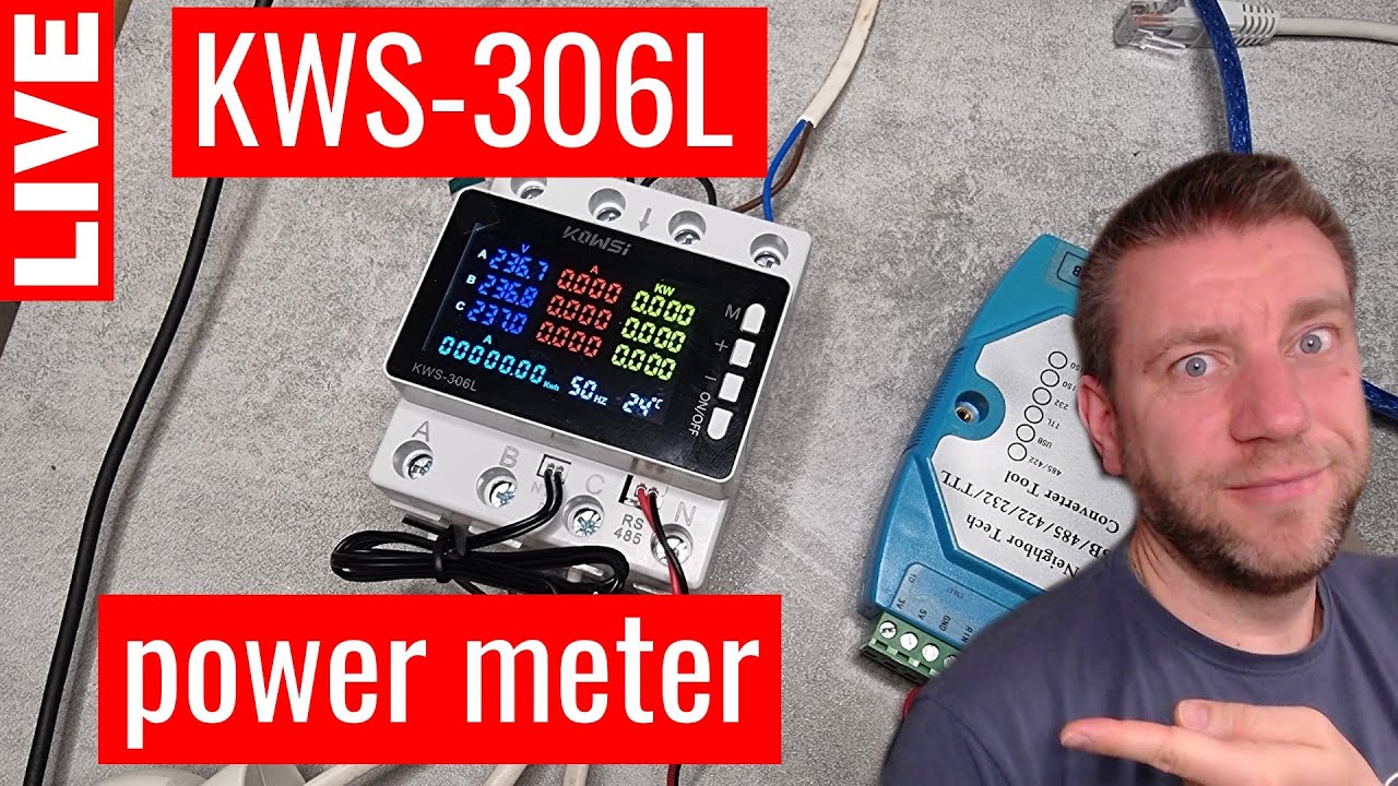 KWS-306L modbus power meter with loads of features