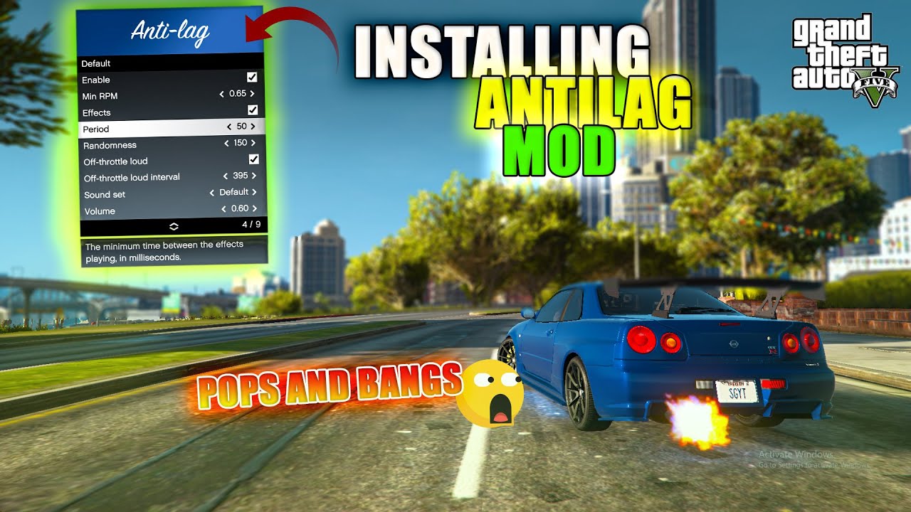 How to Antilag cars in GTA 5 | Installing Antilag Turbofix Mod in GTA 5