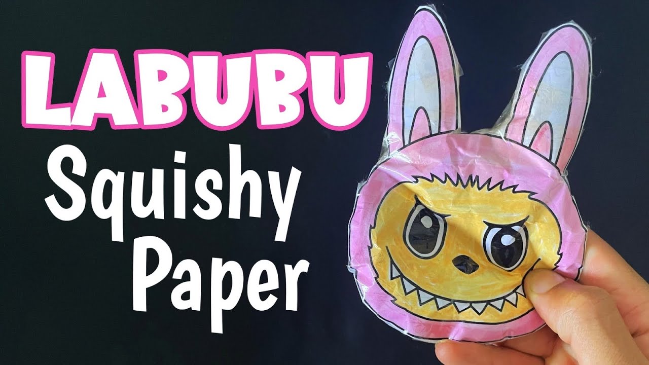 Labubu The Monster Craft | DIY Doll Squishy Paper Ideas | Toy Monster