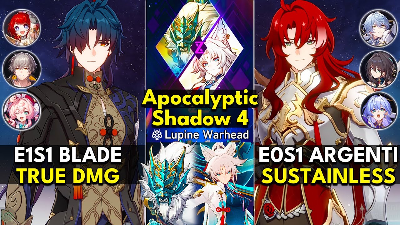 E1S1 Blade True DMG & E0S1 Argenti Sustainless | Apocalyptic Shadow Floor 4 3 Stars | HSR 3.5