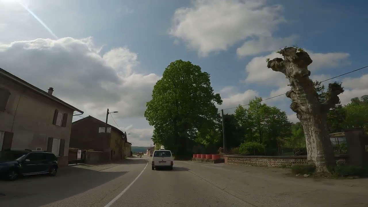 Pt2: 4K Road Trip Europe | Virtual Cycling Workout | Scenic Ride from Lyon to Milan, Italy