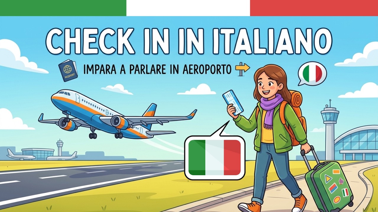 Impara l’Italiano con Podcast: Conversazione in Aeroporto: Italiano Facile per il Check-In ✈️