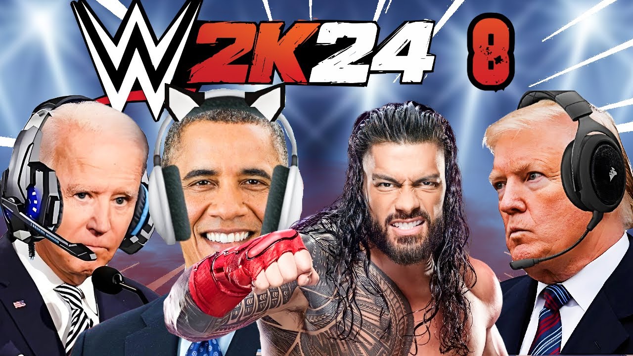 Президенты США играют в WWE2k24 - Pt.8