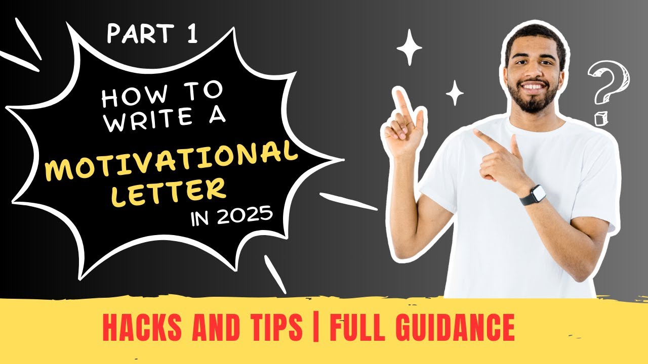 Write a Winning Motivation Letter for 2025 | Full Guidance | Motivational Letter for scholarship