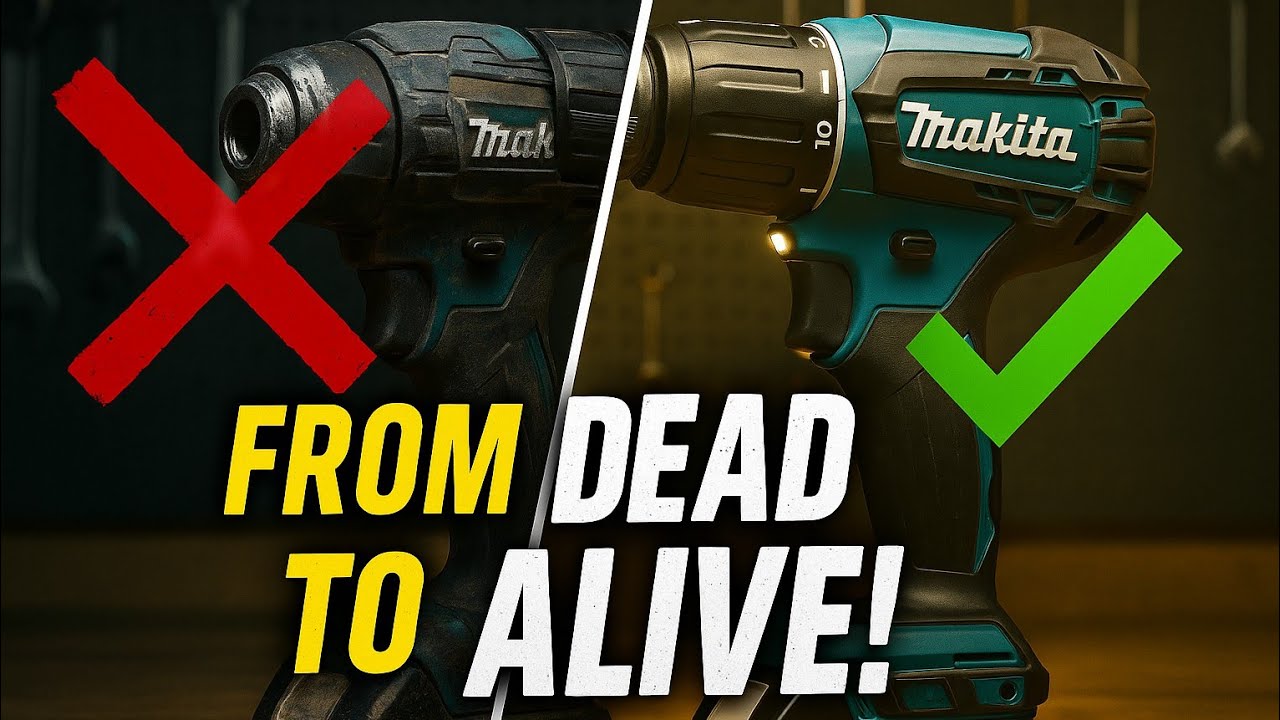 Dead Makita drill repair - DDF482