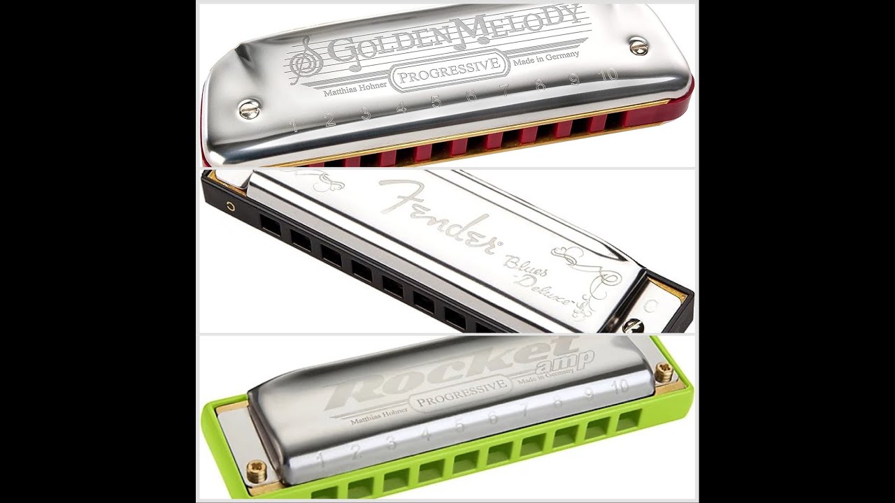 Hohner Golden Melody, Hohner Rocket Amp, Fender Blues Deluxe comparison.  $13 vs $60?